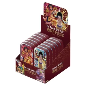 One Piece Card Game Tin Pack Set Display Vol. 1 [TS-01] NEW SEALED DISPLAY of 12